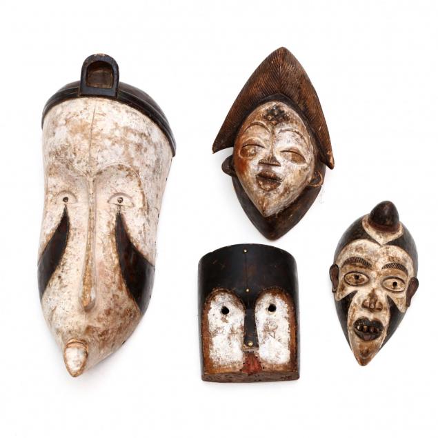 four-african-masks