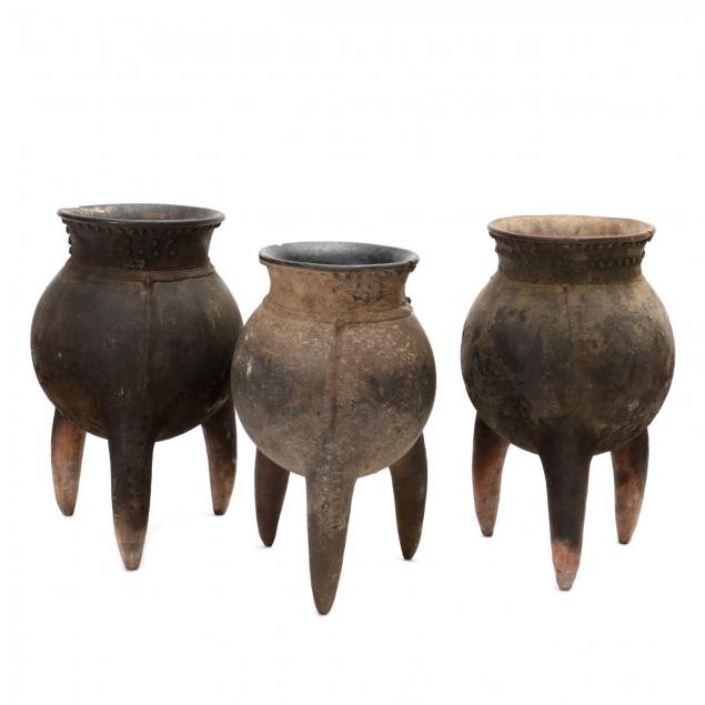 three-yoruba-three-legged-medicine-pots