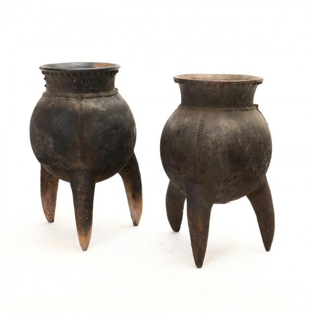 two-yoruba-thee-legged-medicine-pots