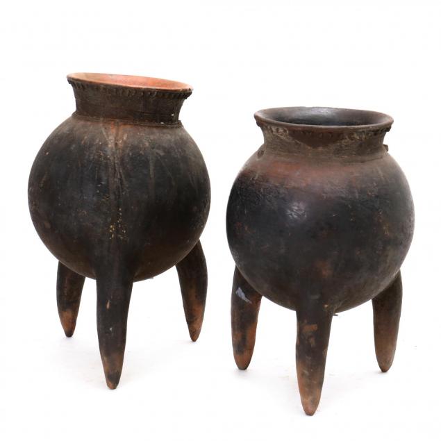 two-yoruba-three-legged-medicine-pots