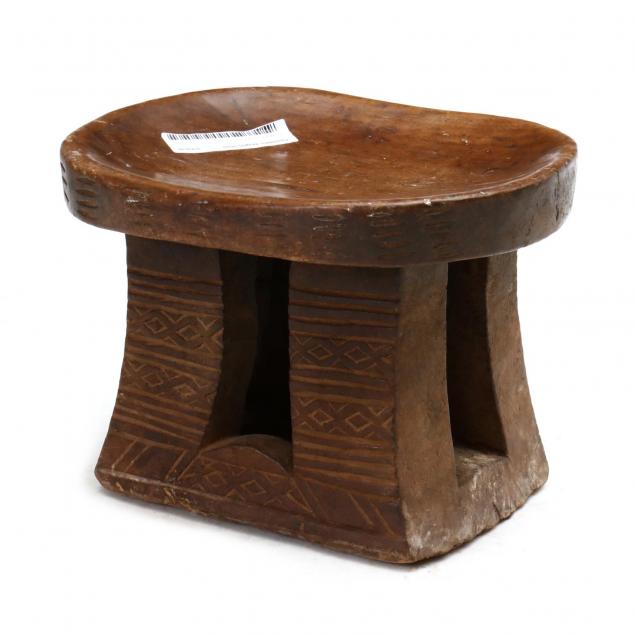 geometric-dogon-carved-wood-stool