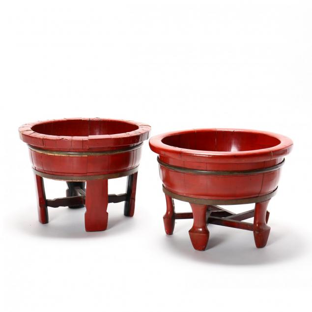 a-near-pair-of-red-lacquered-chinese-wash-basins