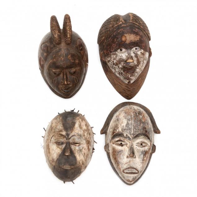 four-african-igbo-tribal-masks