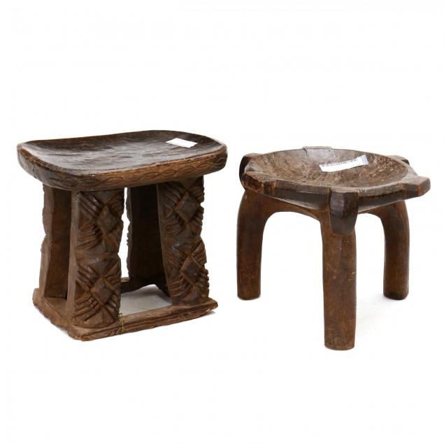 hehe-and-geometric-dogon-carved-wood-stools