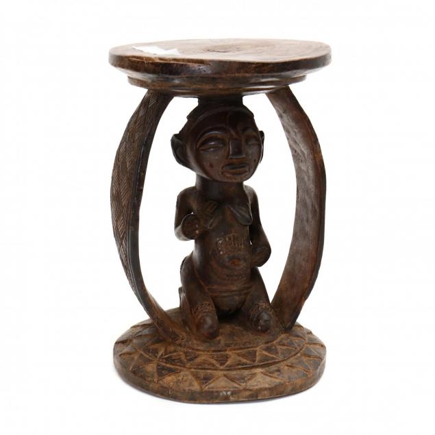 african-luba-carved-wood-stool-prestige-design