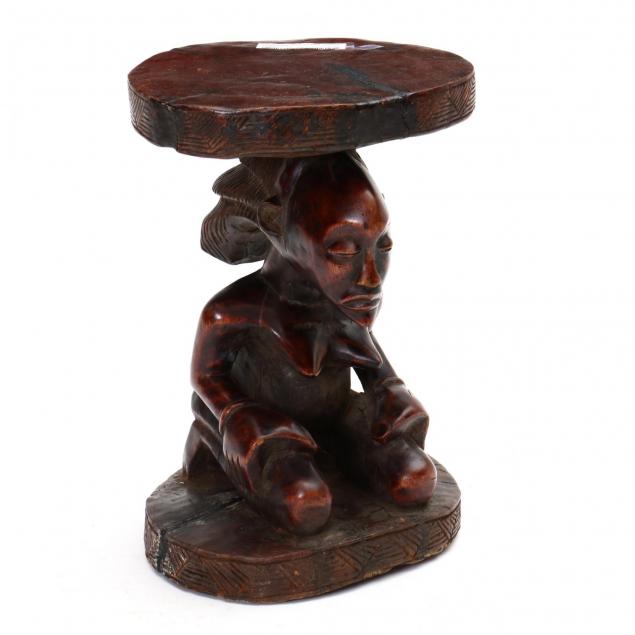 luba-prestige-carved-wood-stool-caryatid-design