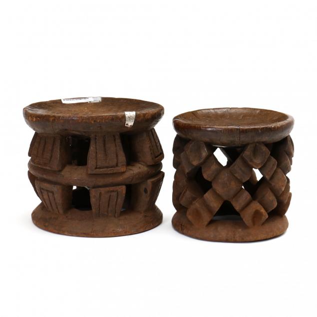 two-african-carved-wood-openwork-utilitarian-tables