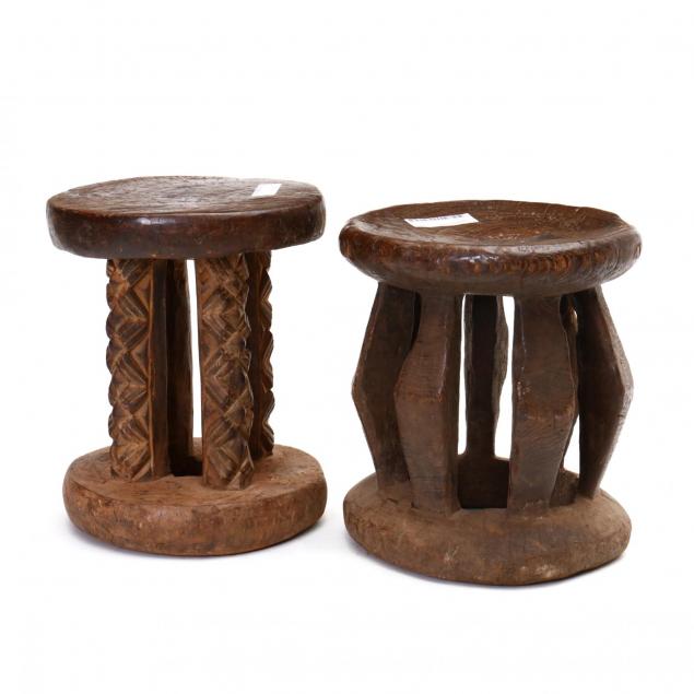 two-african-carved-wood-iconic-utilitarian-tables
