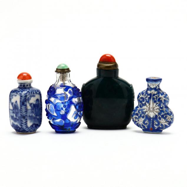 four-chinese-snuff-bottles