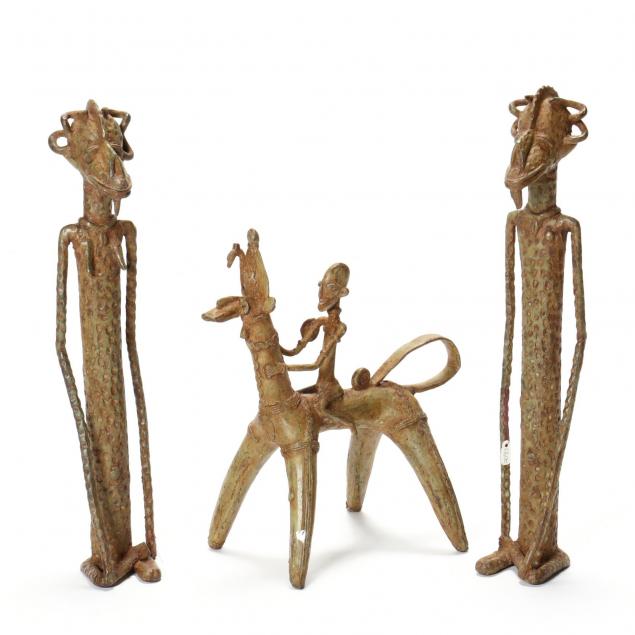 three-african-dogon-figures