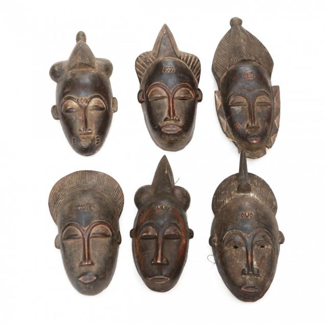 six-african-senufo-tribal-masks