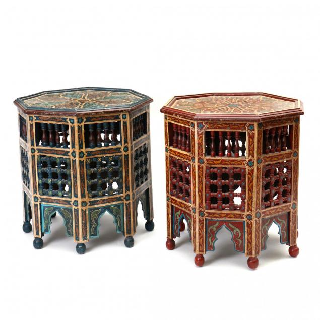 two-hand-painted-moroccan-side-tables