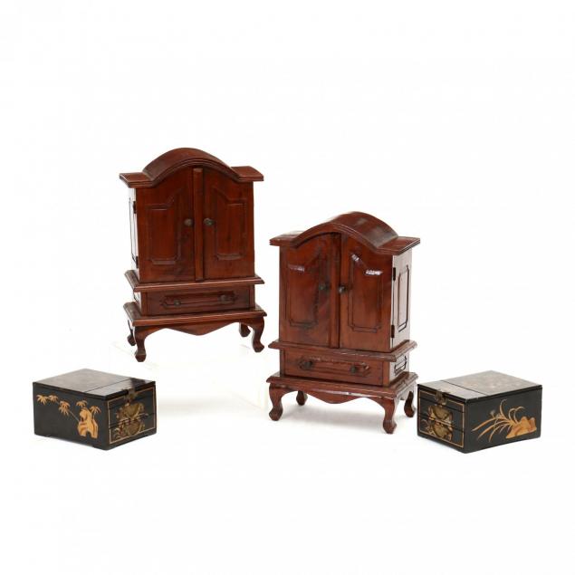 two-tibetan-vanity-boxes-and-two-miniature-jewelry-chest
