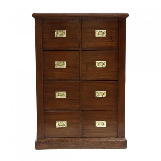 george-iii-mahogany-captain-s-chest-of-drawers