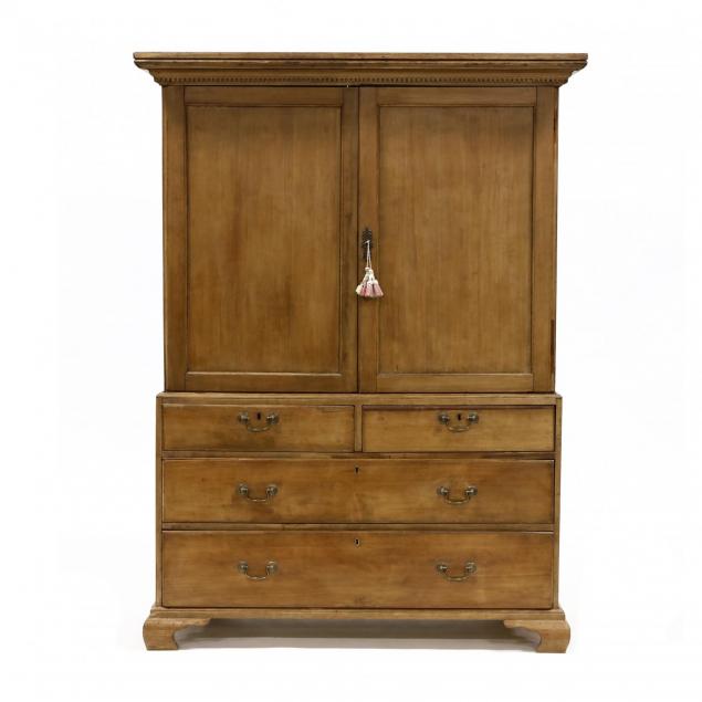 george-iii-pine-linen-press