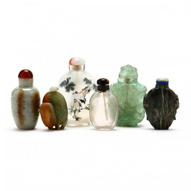 six-chinese-snuff-bottles