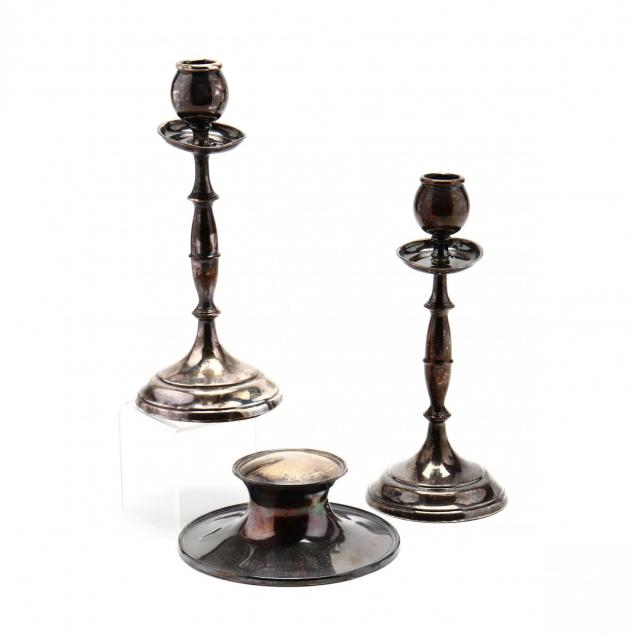 three-george-v-silver-desk-accessories