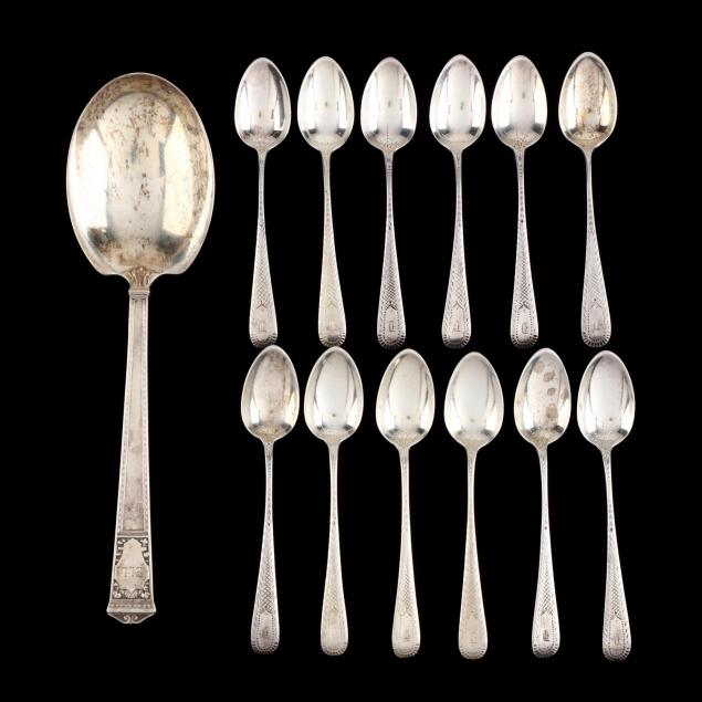 a-group-of-tiffany-co-sterling-silver-spoons