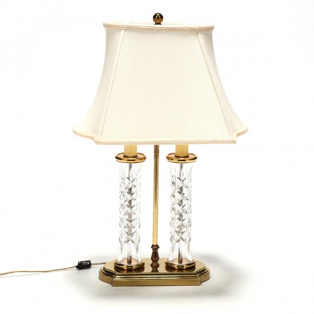 waterford-double-column-brass-and-crystal-table-lamp