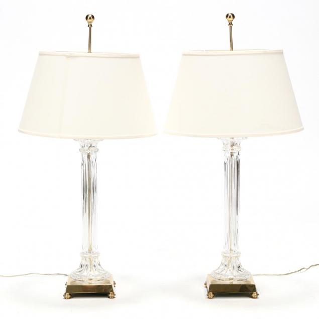pair-of-glass-and-brass-column-table-lamps