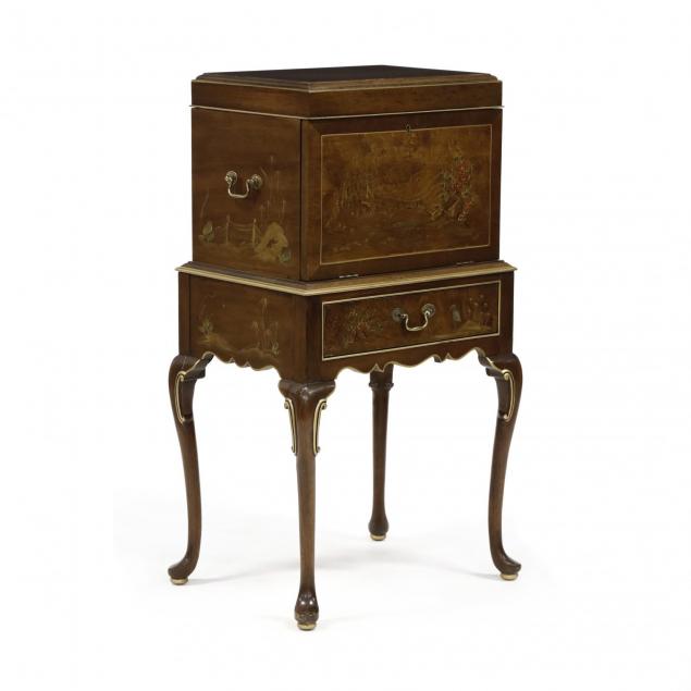 hickory-chair-co-queen-anne-style-chinoiserie-decorated-silver-chest