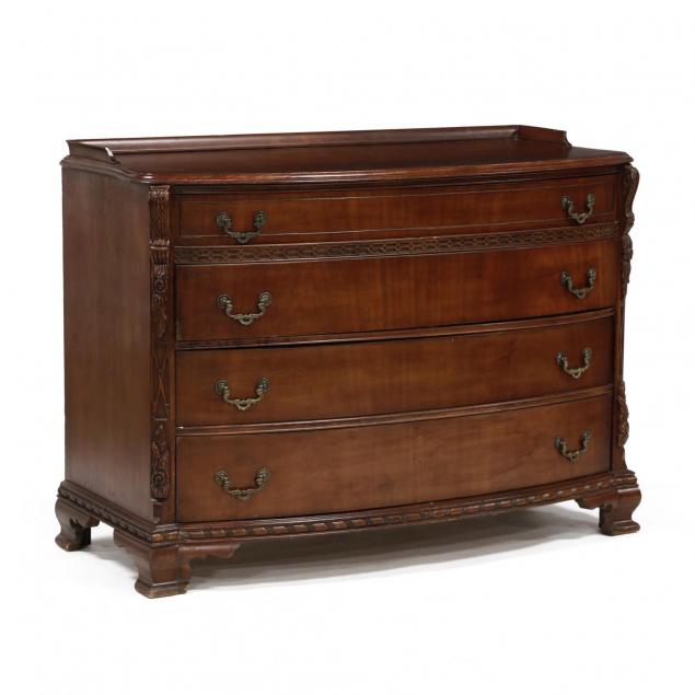chippendale-style-mahogany-bow-front-chest-of-drawers