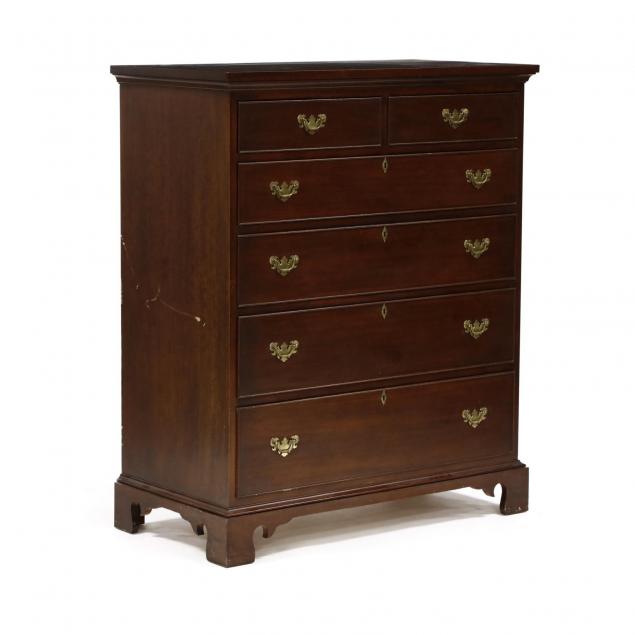 craftique-chippendale-style-semi-tall-chest-of-drawers