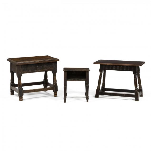 three-jacobean-style-joint-stools