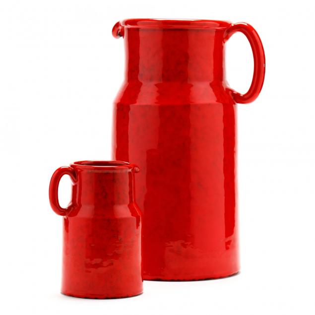 vntage-raymor-pottery-pitchers