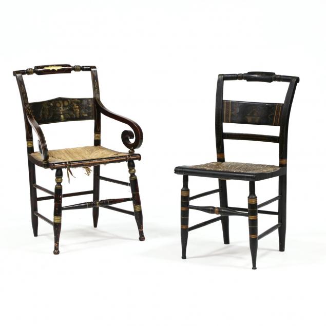 two-antique-hitchcock-chairs