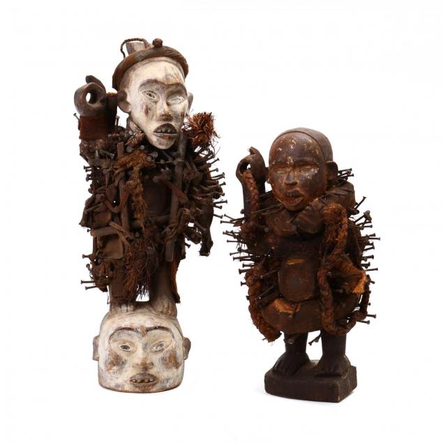 two-african-bakongo-nkondi-nail-fetish-power-figures