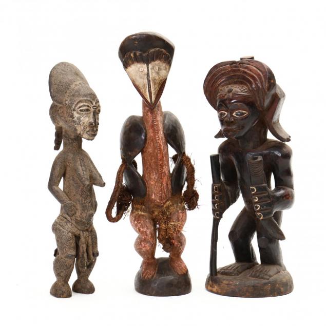 three-african-carved-wood-figures