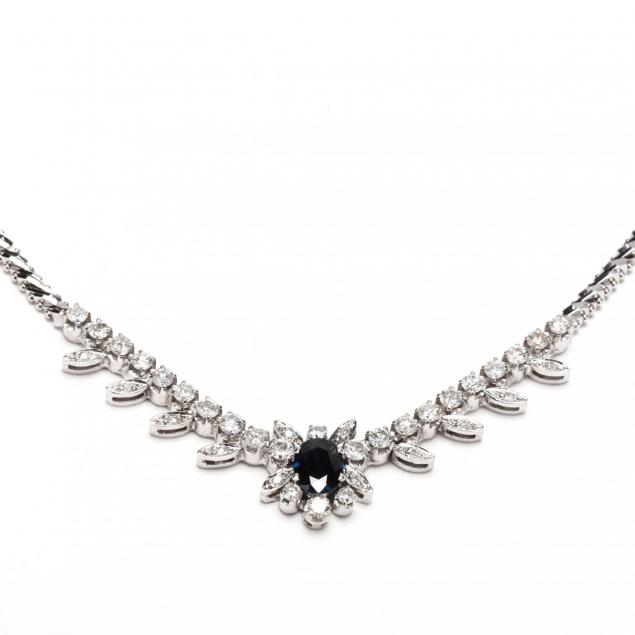 18kt-white-gold-sapphire-and-diamond-necklace