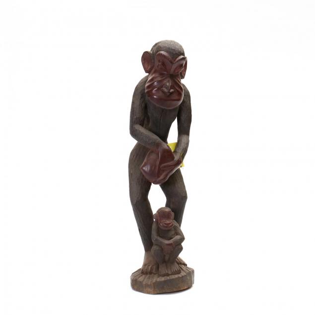 african-baule-monkey-figure