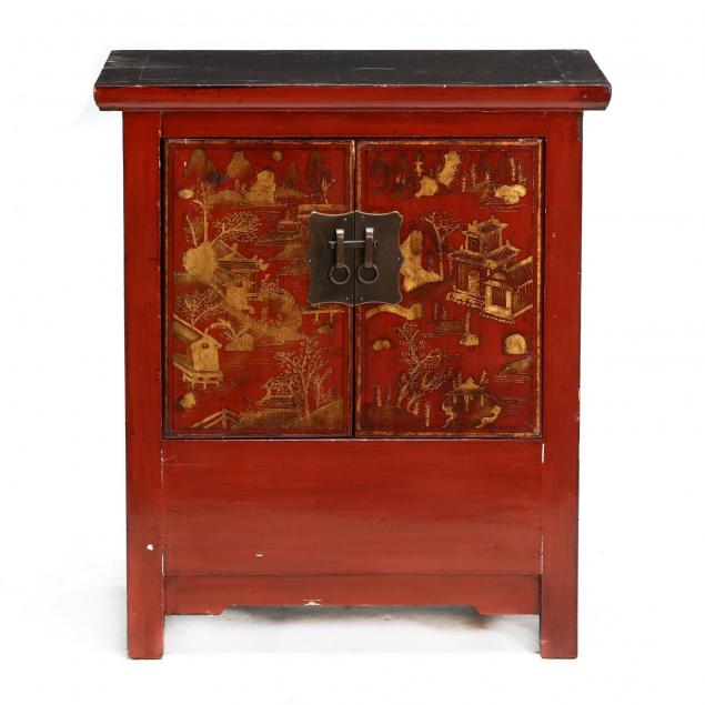 chinese-painted-side-cabinet