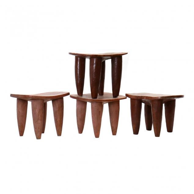 four-african-carved-stools