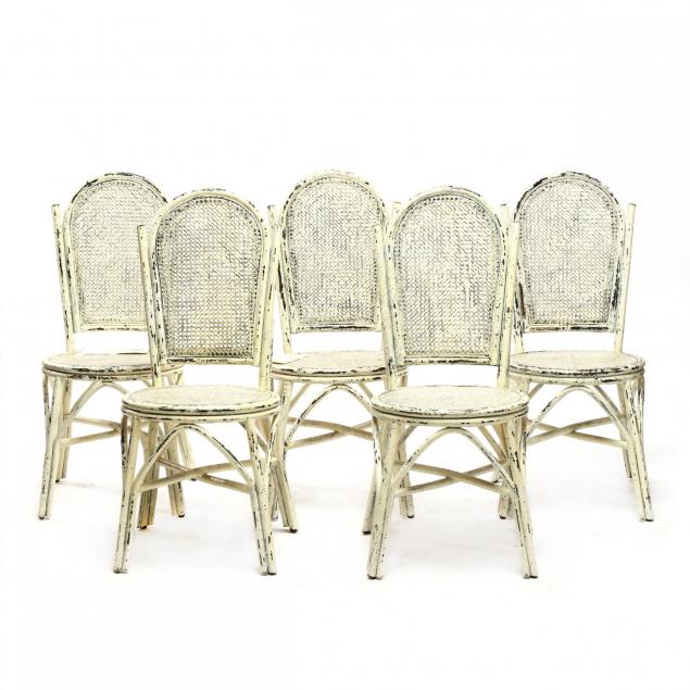 set-of-five-contemporary-wicker-chairs