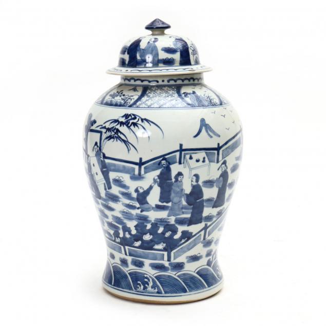 chinese-blue-and-white-lidded-ginger-jar