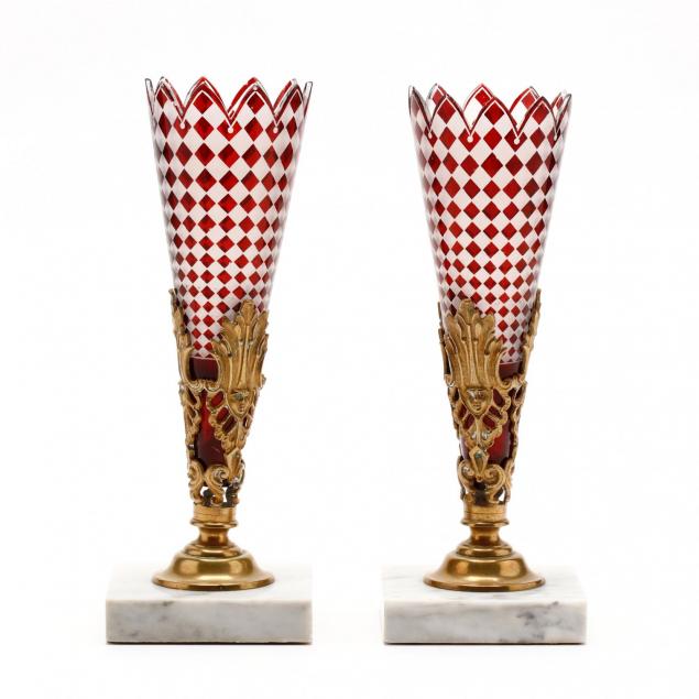 pair-of-victorian-flash-glass-trumpet-vases
