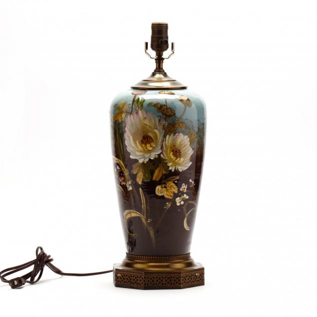 vintage-art-pottery-lamp