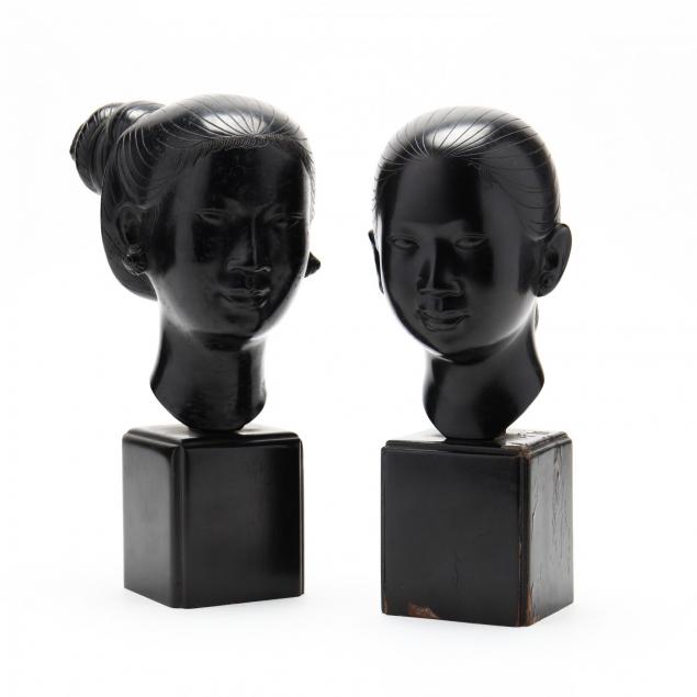 two-vietnamese-bronze-busts-of-young-women