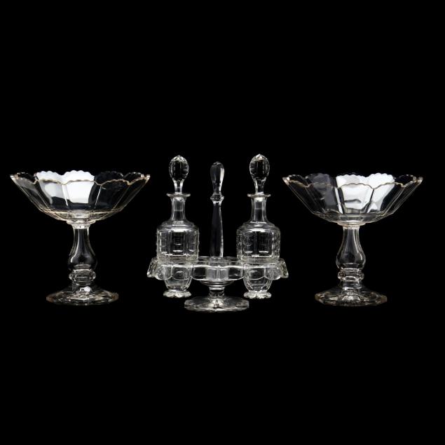 pair-of-anglo-irish-cut-glass-compotes-and-cruet-set