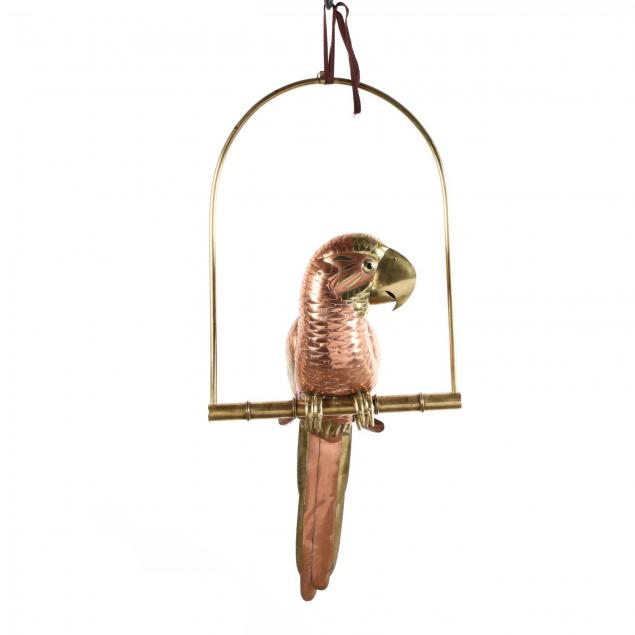 luis-arturo-copper-and-brass-parrot-on-stand