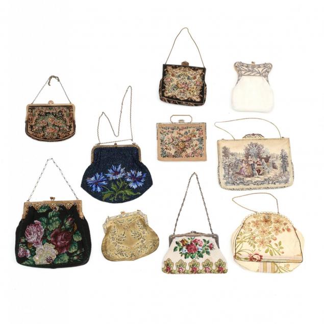 group-of-vintage-evening-purses