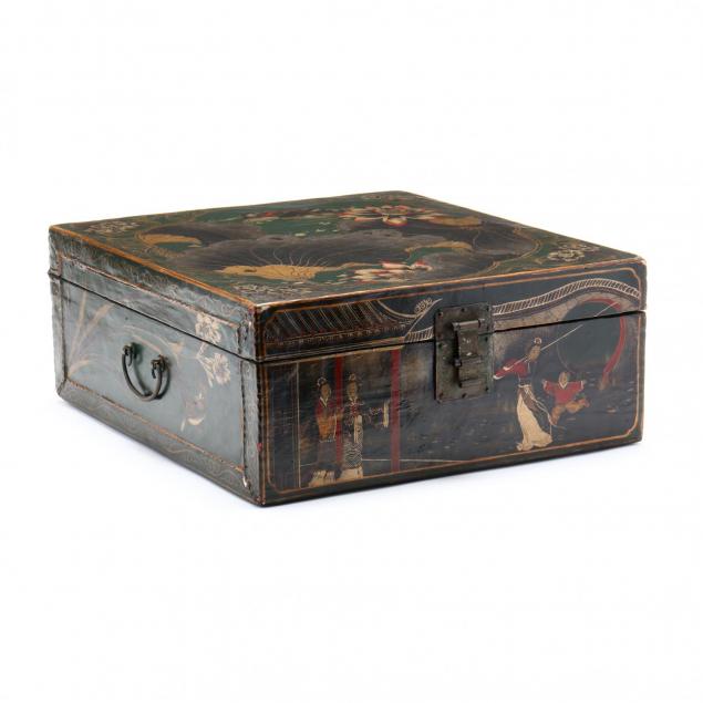 chinese-diminutive-painted-pigskin-trunk