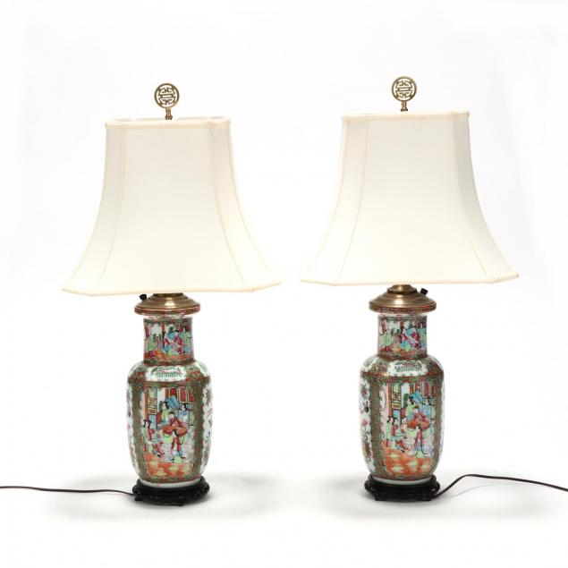 pair-of-vintage-chinese-famille-rose-porcelain-table-lamps