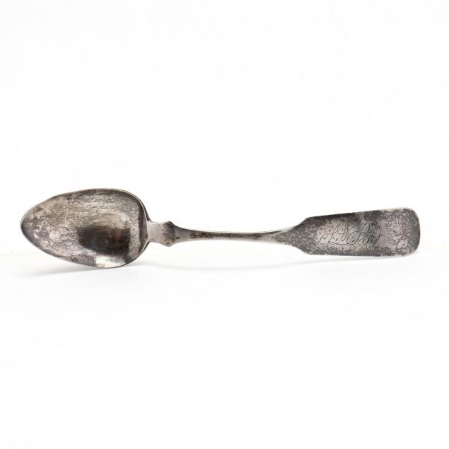coin-silver-teaspoon-with-mark-of-traugott-linebach-salem-nc