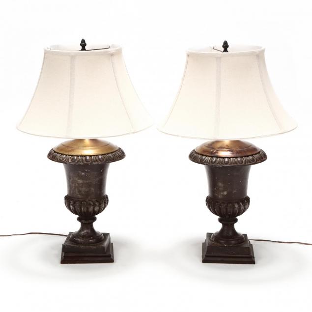 pair-of-iron-urn-form-table-lamps
