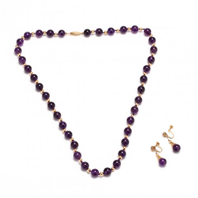 14kt-gold-and-amethyst-bead-demi-parure