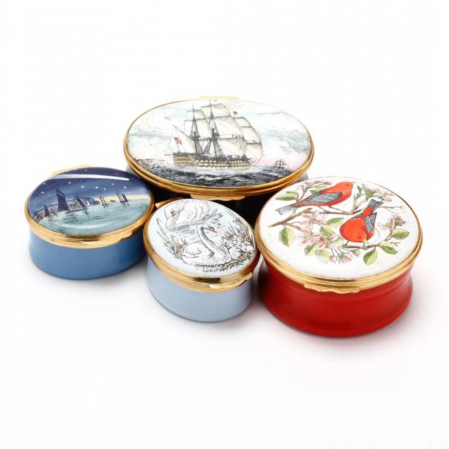 four-british-enameled-boxes